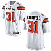 Nike Men & Women & Youth Browns #31 Caldwell White Team Color Game Jersey,baseball caps,new era cap wholesale,wholesale hats